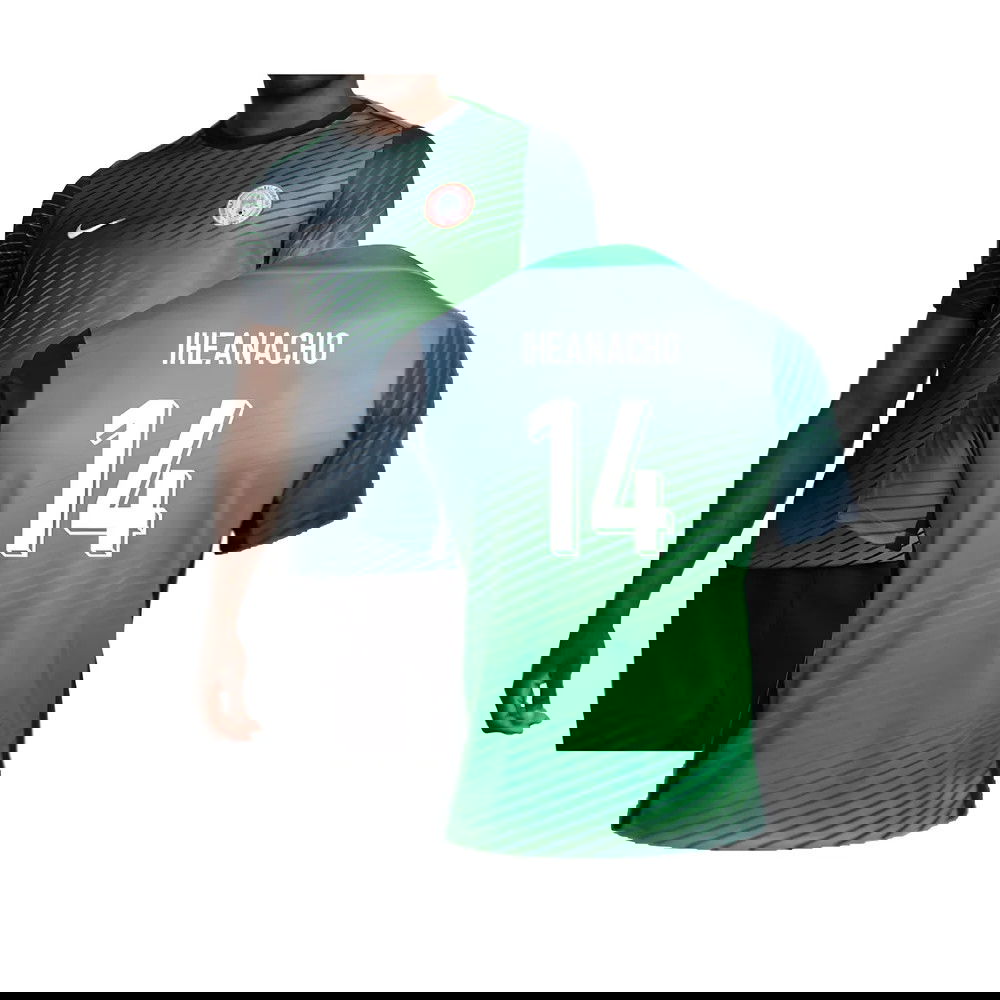 2024-2025 Nigeria Pre-Match Training Shirt (Cool Grey) (Iheanacho 14)