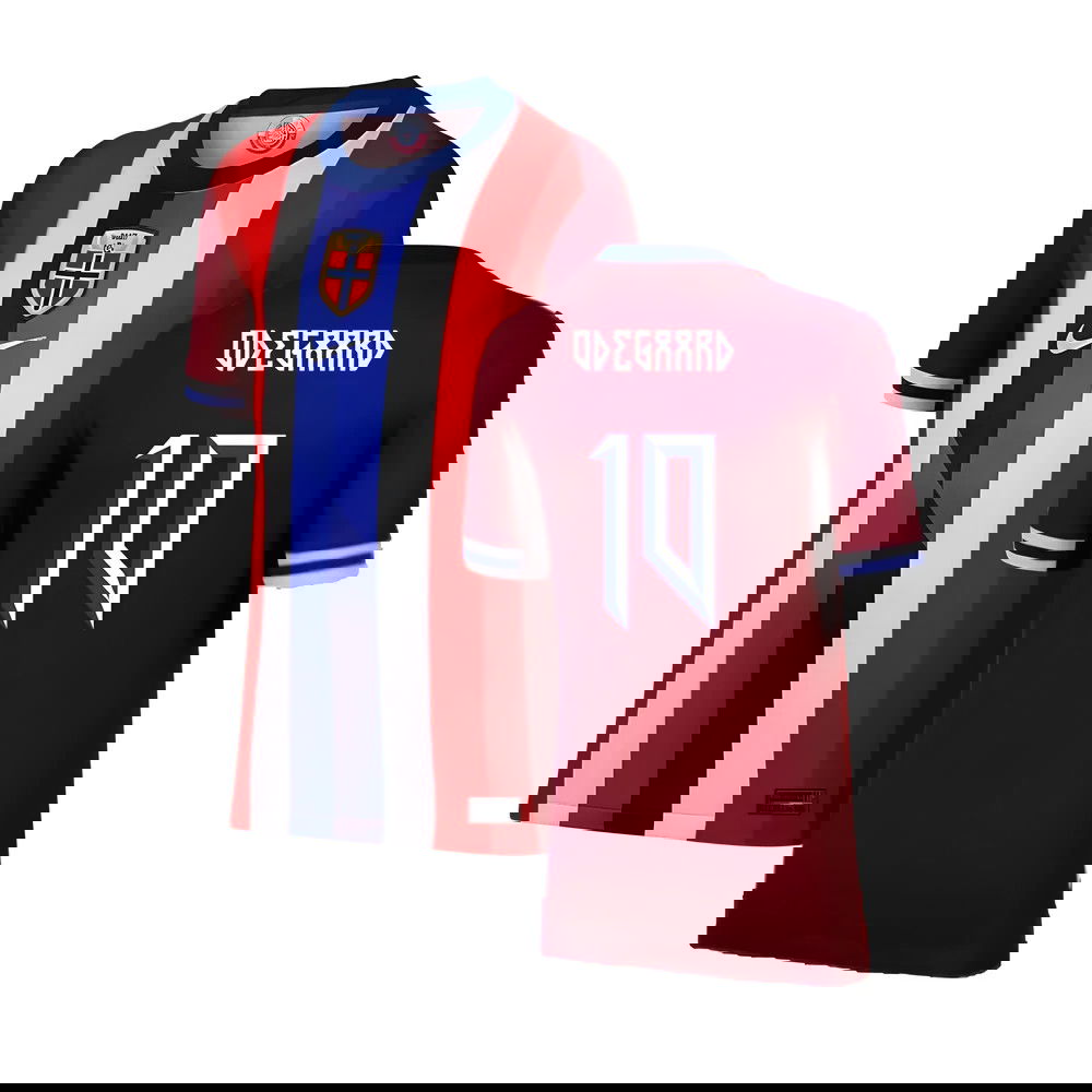 2024-2025 Norway Home Shirt (Kids) (ODEGAARD 10)