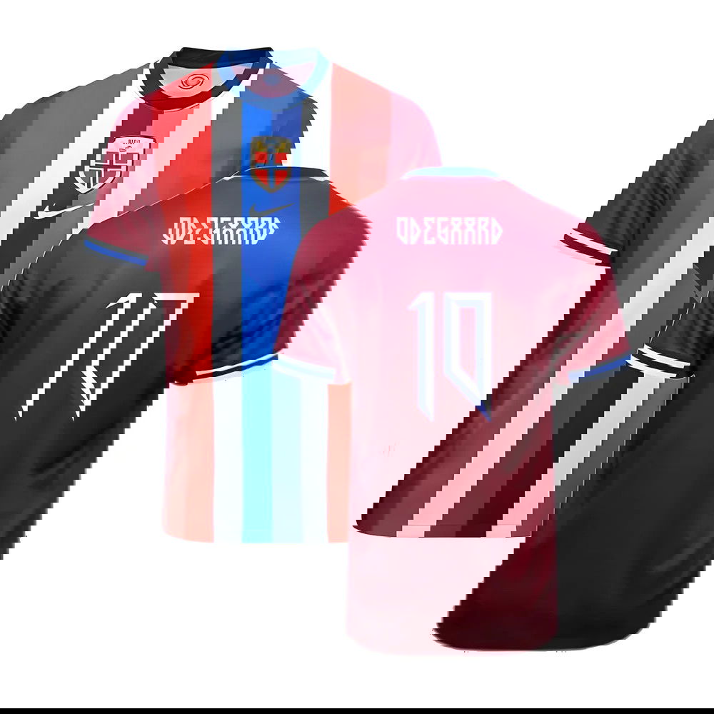 2024-2025 Norway Home Shirt (ODEGAARD 10)