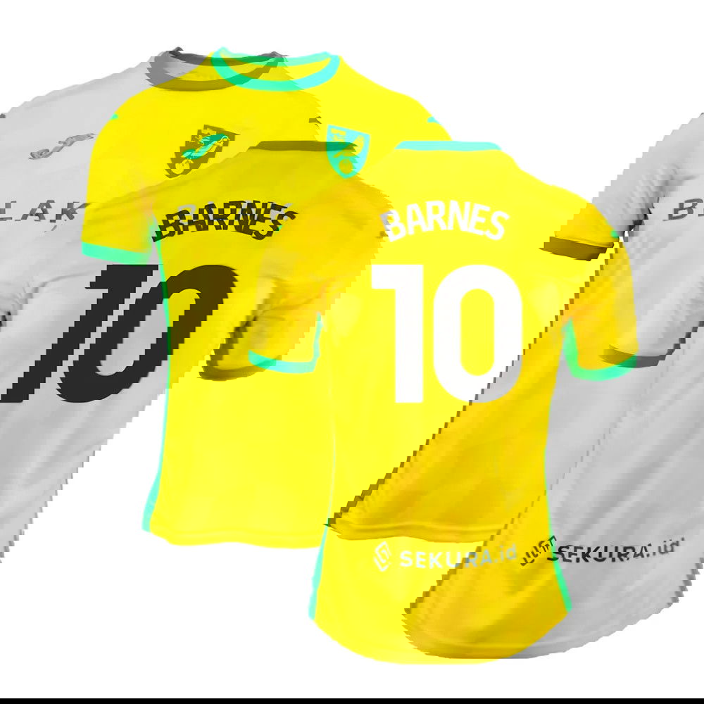 2024-2025 Norwich Home Shirt (Barnes 10)