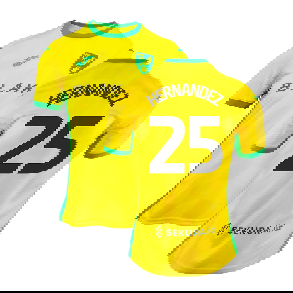 2024-2025 Norwich Home Shirt (Hernandez 25)
