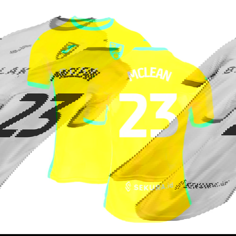 2024-2025 Norwich Home Shirt (McLean 23)
