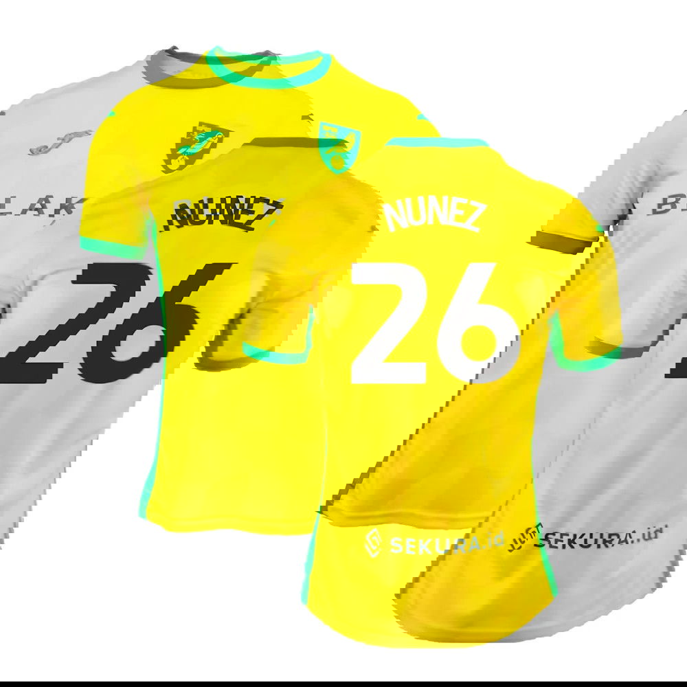 2024-2025 Norwich Home Shirt (Nunez 26)