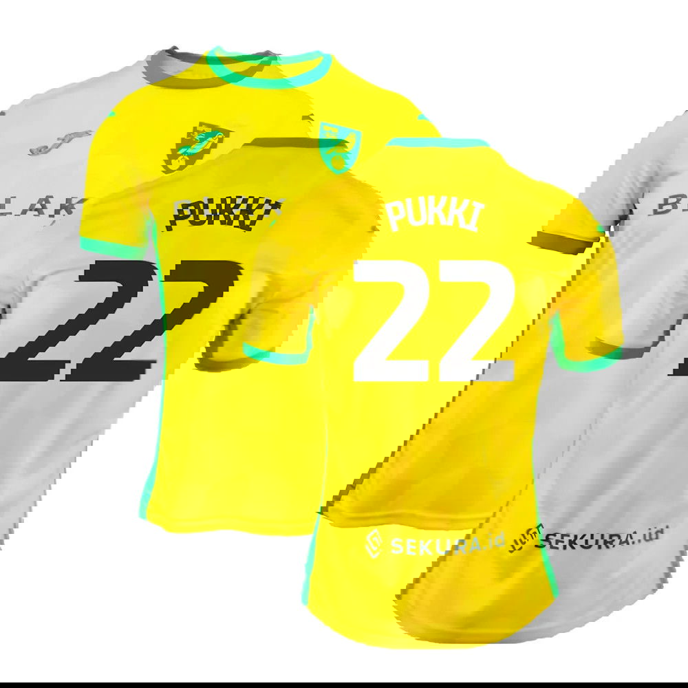 2024-2025 Norwich Home Shirt (Pukki 22)