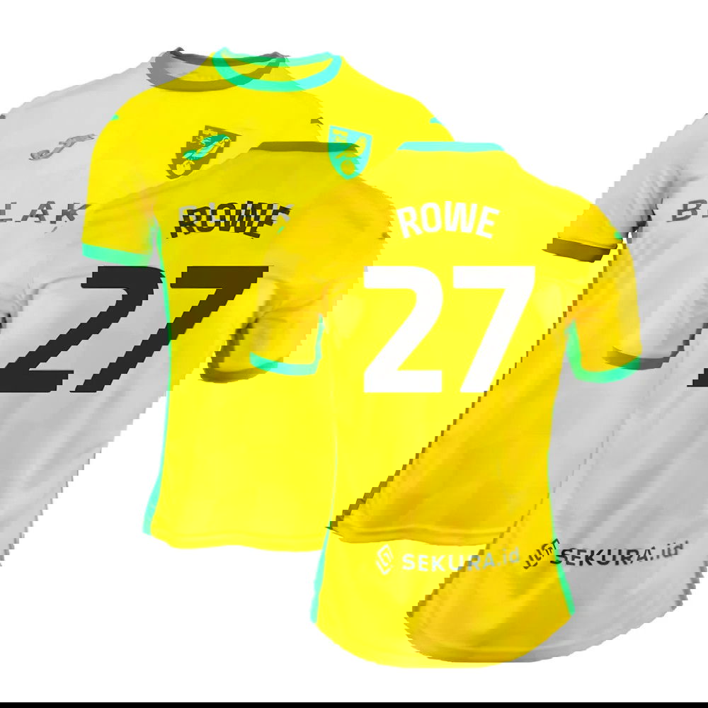 2024-2025 Norwich Home Shirt (Rowe 27)