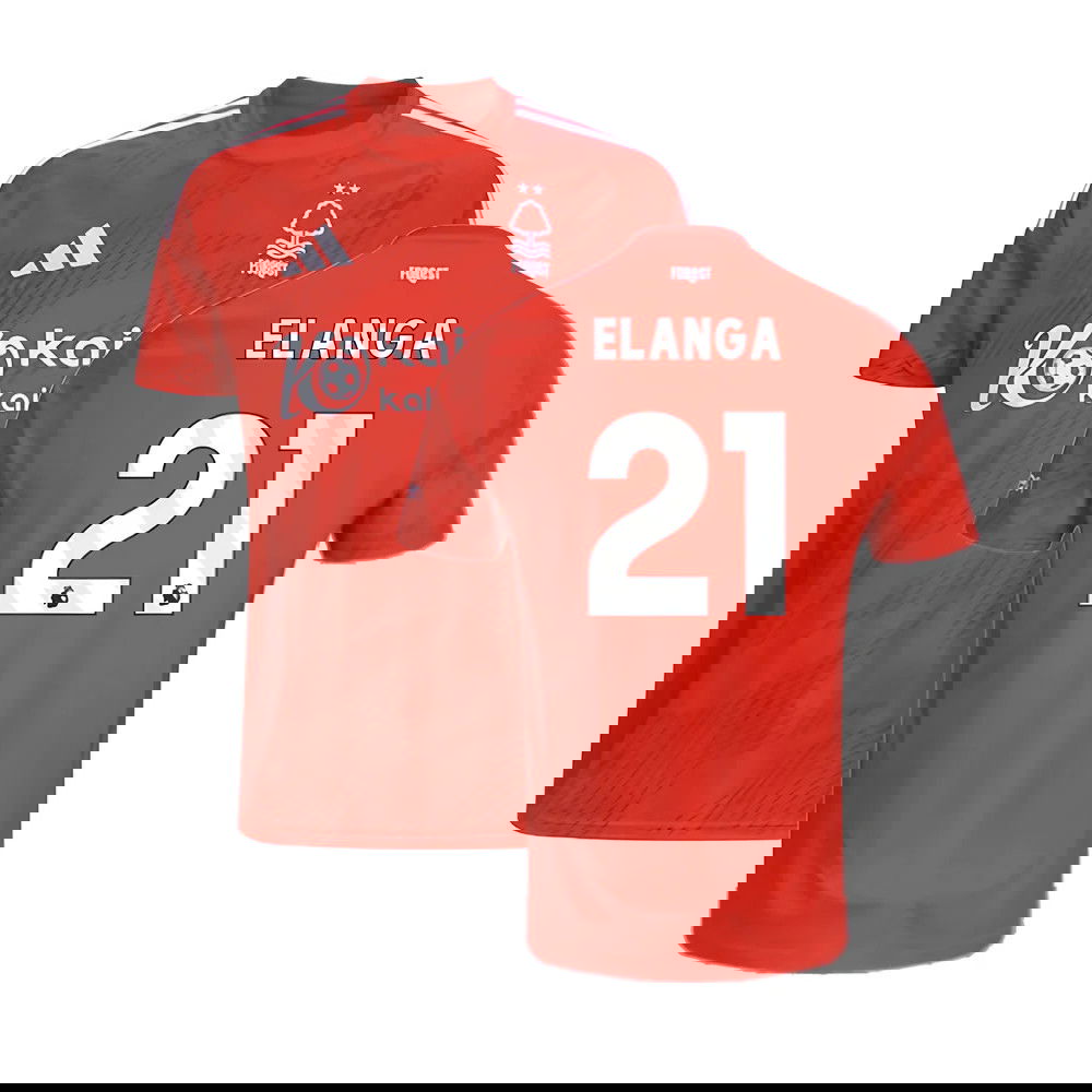 2024-2025 Nottingham Forest Home Shirt (Elanga 21)
