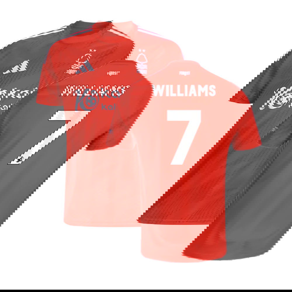 2024-2025 Nottingham Forest Home Shirt (Williams 7)