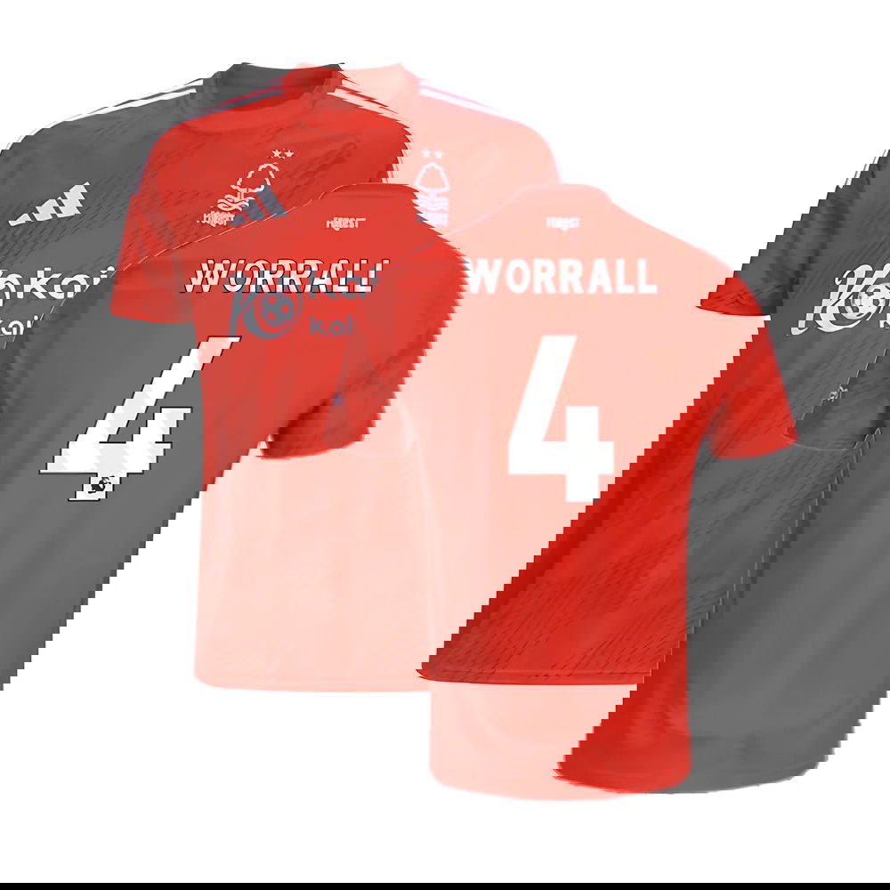 2024-2025 Nottingham Forest Home Shirt (Worrall 4)