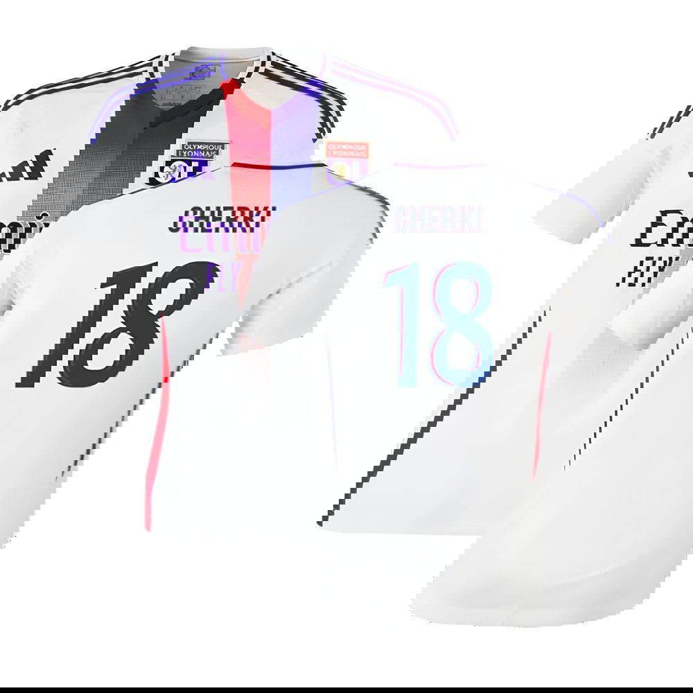2024-2025 Olympique Lyon Home Shirt (Cherki 18)