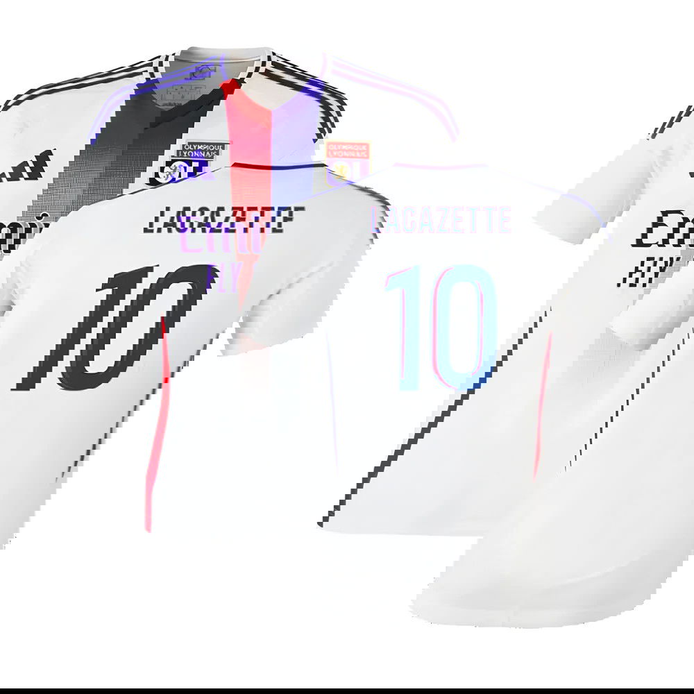 2024-2025 Olympique Lyon Home Shirt (Lacazette 10)