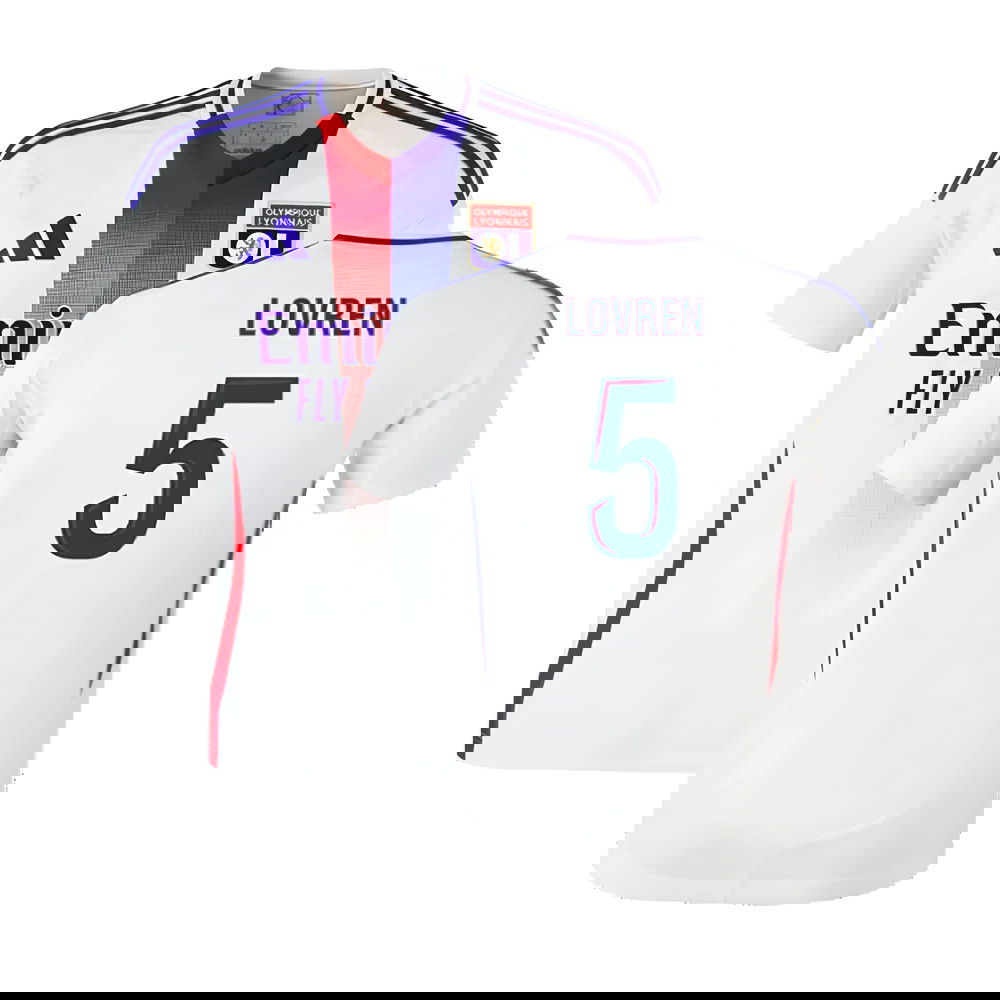 2024-2025 Olympique Lyon Home Shirt (Lovren 5)