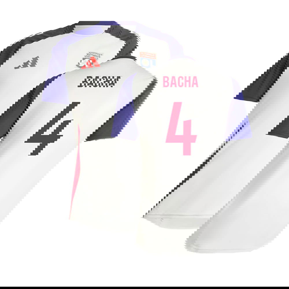 2024-2025 Olympique Lyon Training Jersey (White Tint) (Bacha 4)