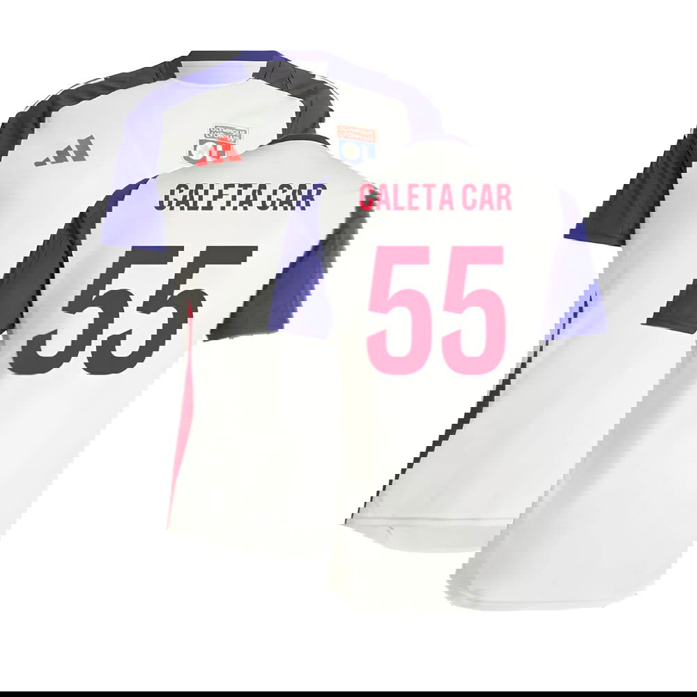 2024-2025 Olympique Lyon Training Jersey (White Tint) (Caleta Car 55)