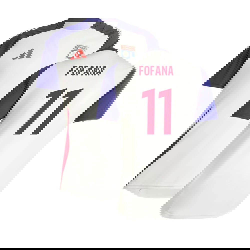 2024-2025 Olympique Lyon Training Jersey (White Tint) (Fofana 11)
