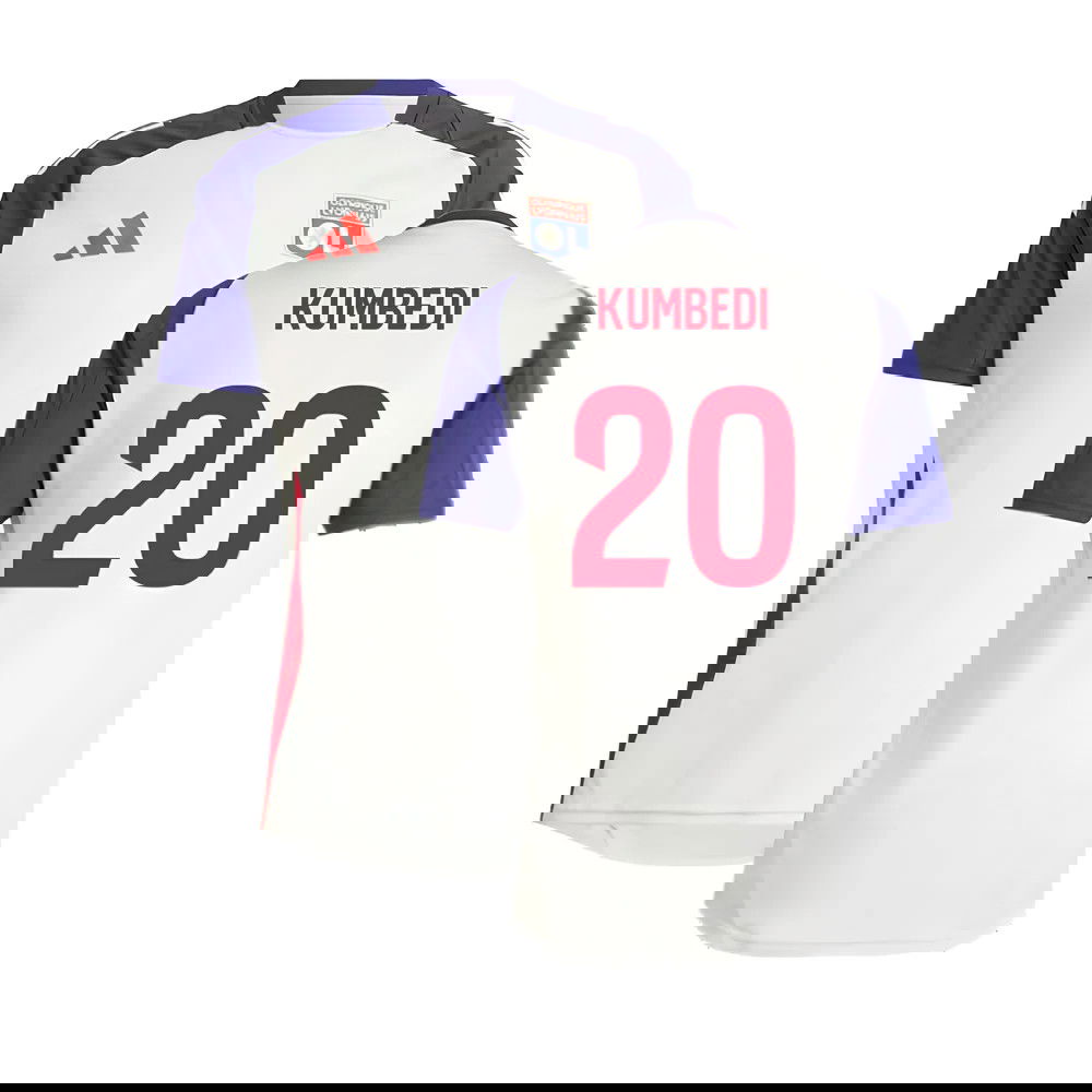 2024-2025 Olympique Lyon Training Jersey (White Tint) (Kumbedi 20)