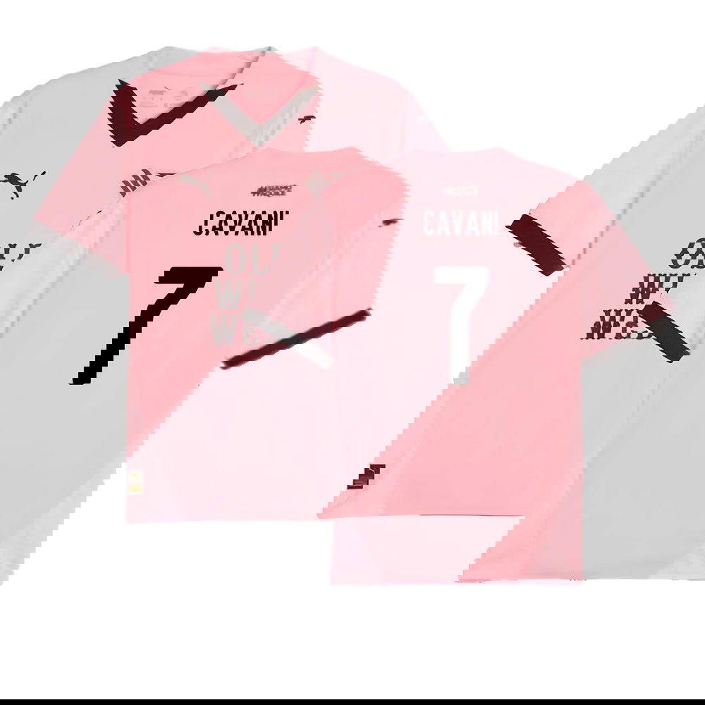 2024-2025 Palermo Home Shirt (Cavani 7)