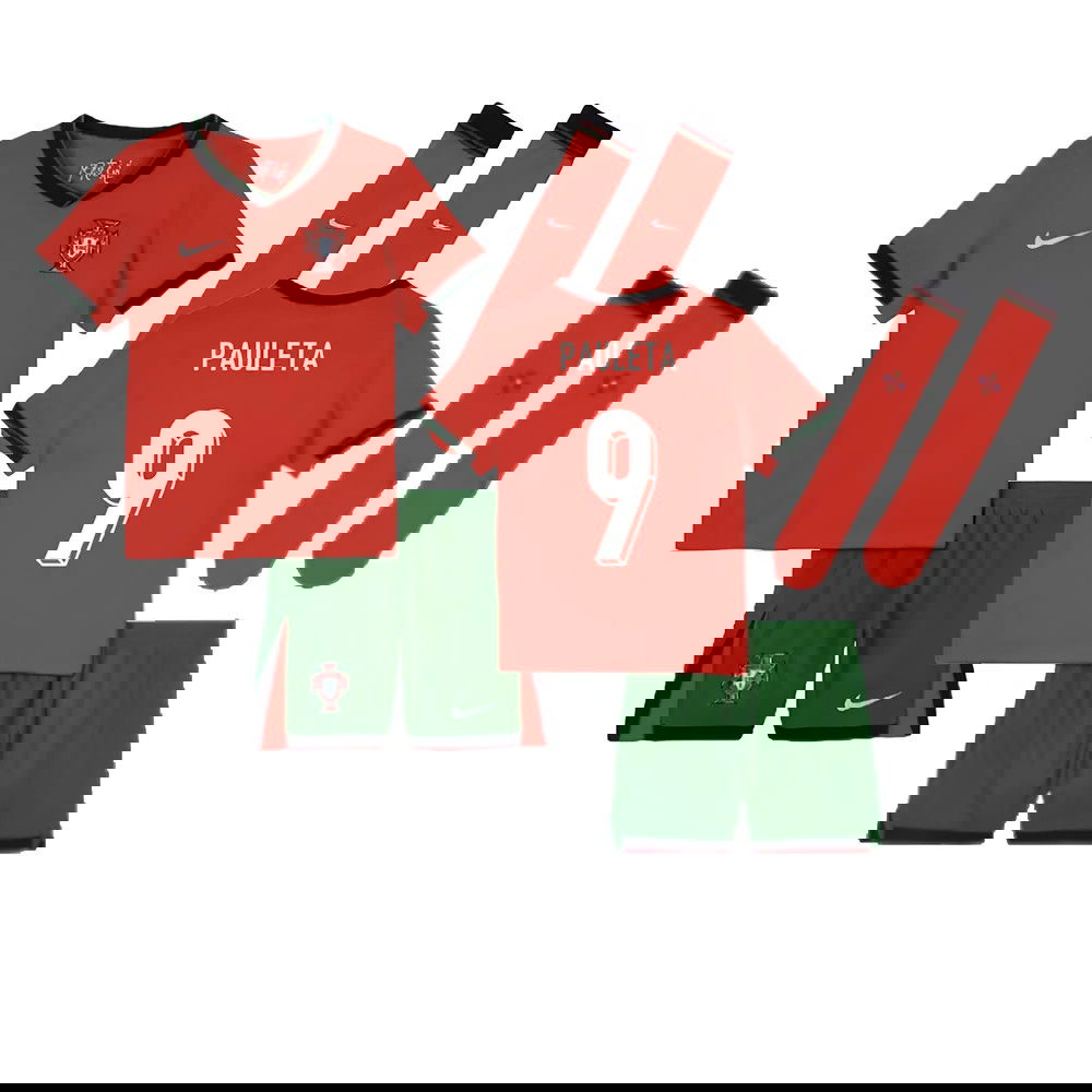 2024-2025 Portugal Home Mini Kit (Pauleta 9)