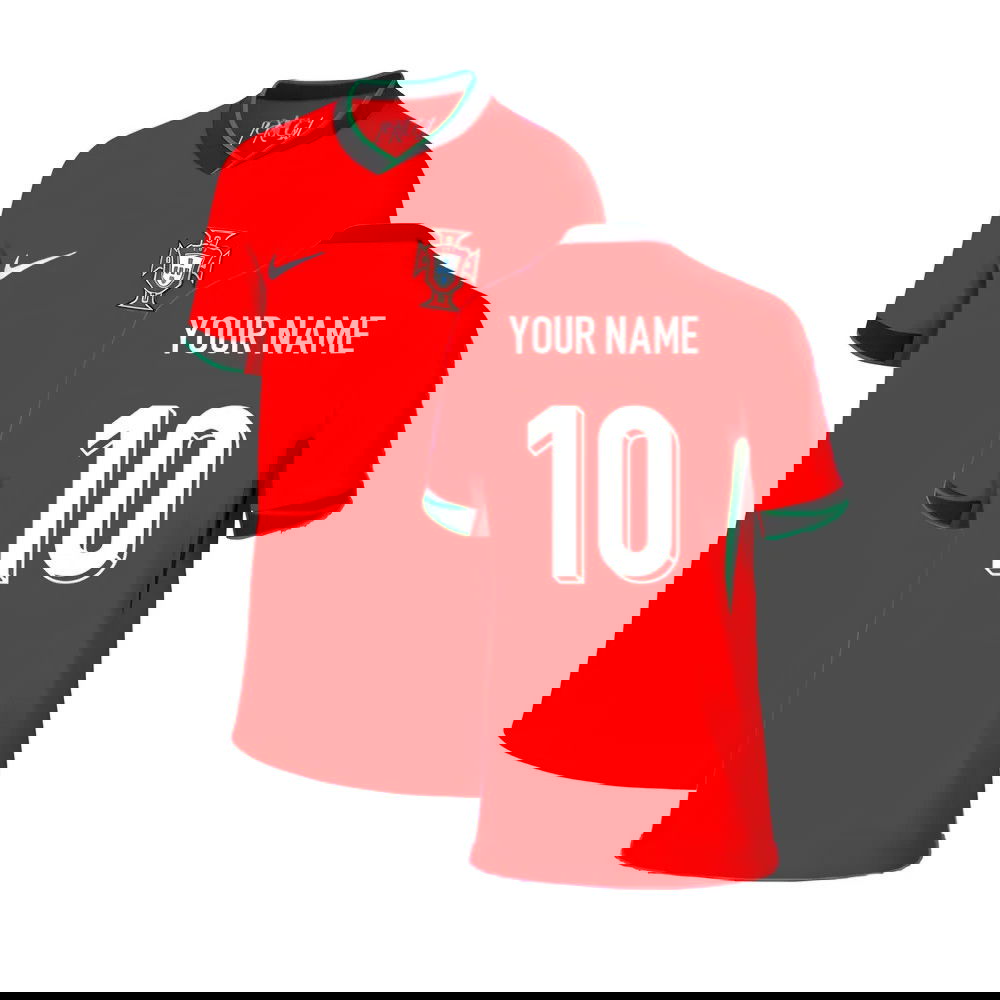 2024-2025 Portugal Home Shirt (Kids) (Your Name)