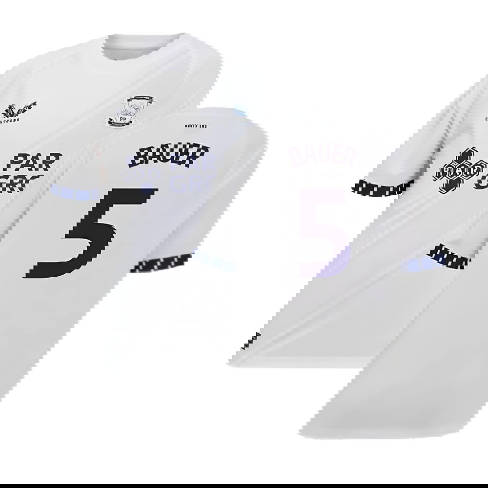 2024-2025 Preston North End Home Shirt (Kids) (Bauer 5)
