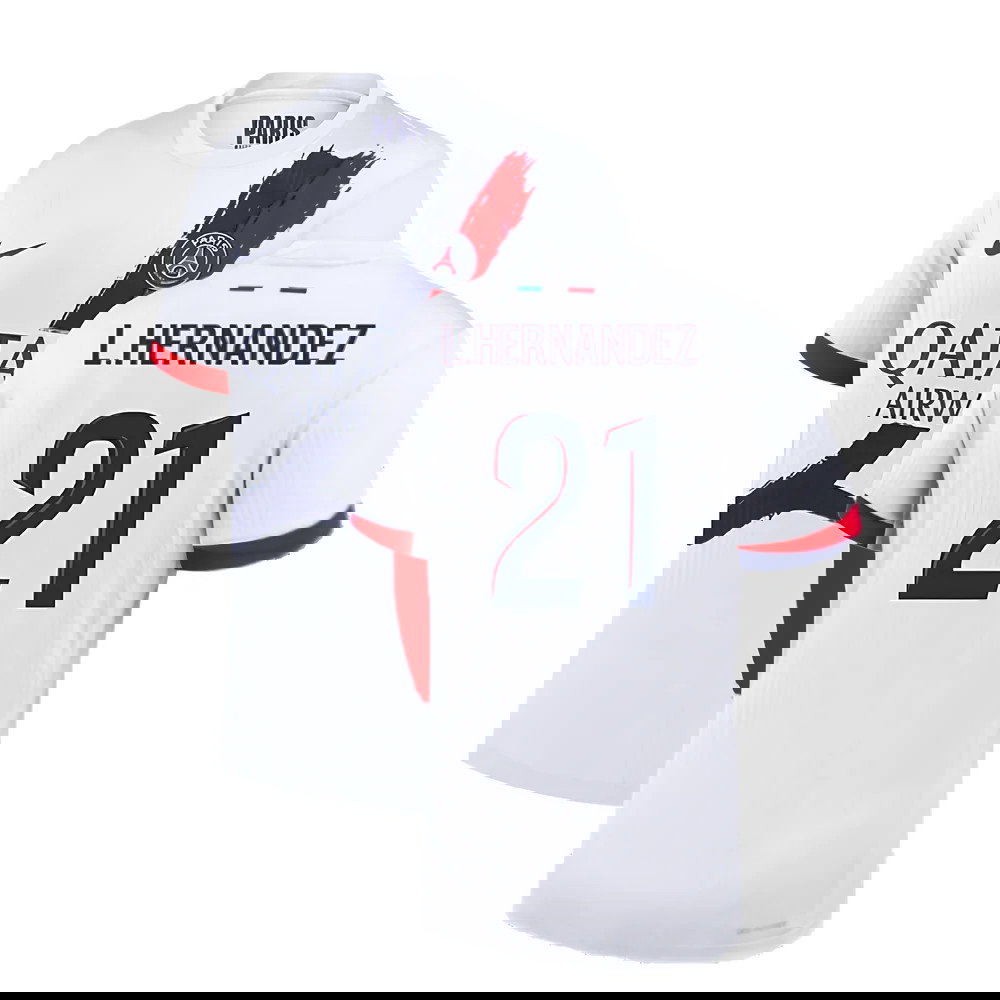 2024-2025 PSG Away Authentic Dri-ADV Shirt (L.Hernandez 21)