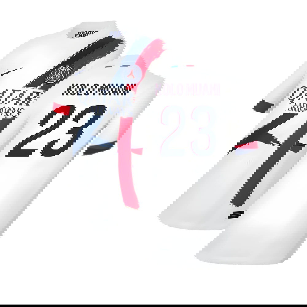 2024-2025 PSG Away Shirt (Kids) (Kolo Muani 23)