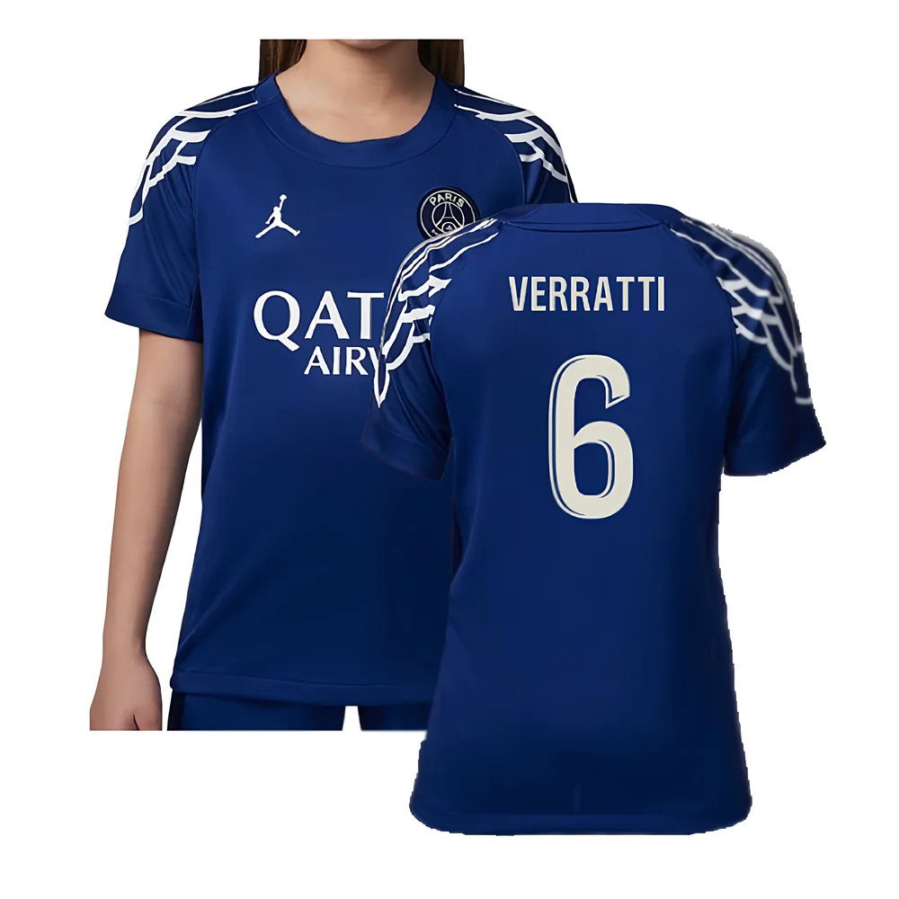 2024-2025 PSG Fourth Shirt (Kids) (Verratti 6)