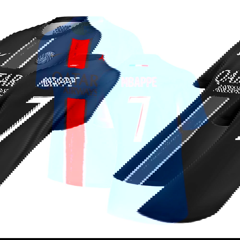 2024-2025 PSG Home Shirt (Womens) (Mbappe 7)