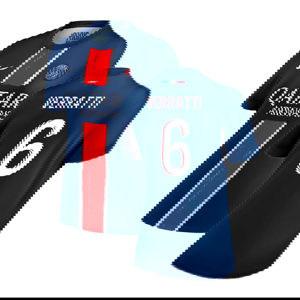 2024-2025 PSG Home Shirt (Womens) (Verratti 6)