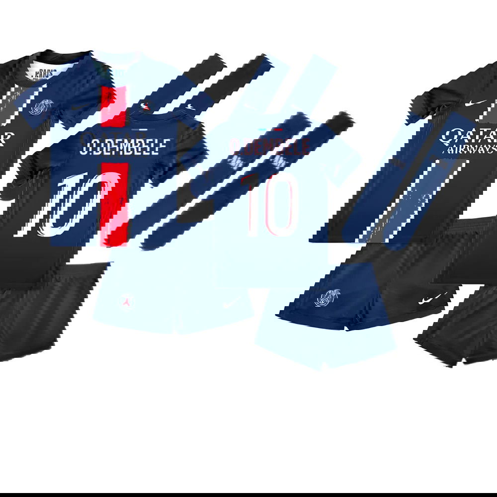 2024-2025 PSG Paris Saint Germain Home Mini Kit (O.Dembele 10)