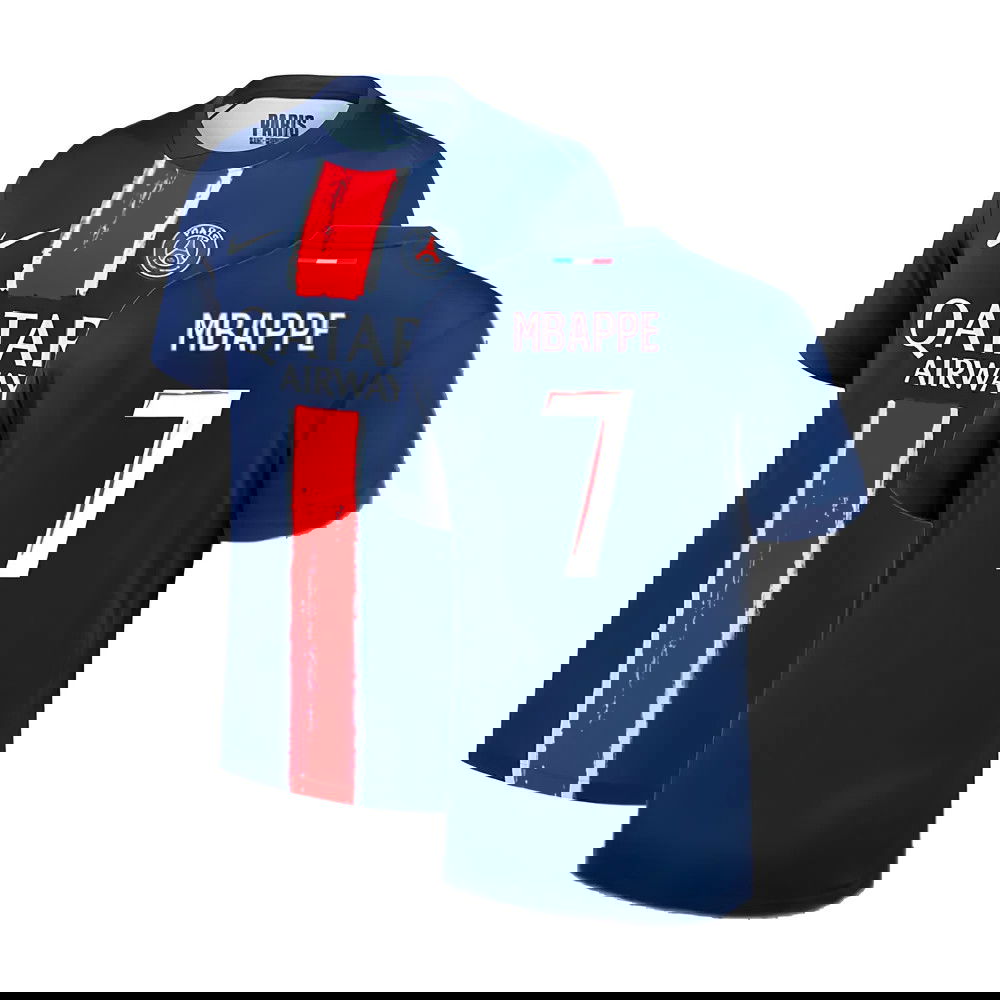 2024-2025 PSG Paris Saint Germain Home Shirt (Mbappe 7)
