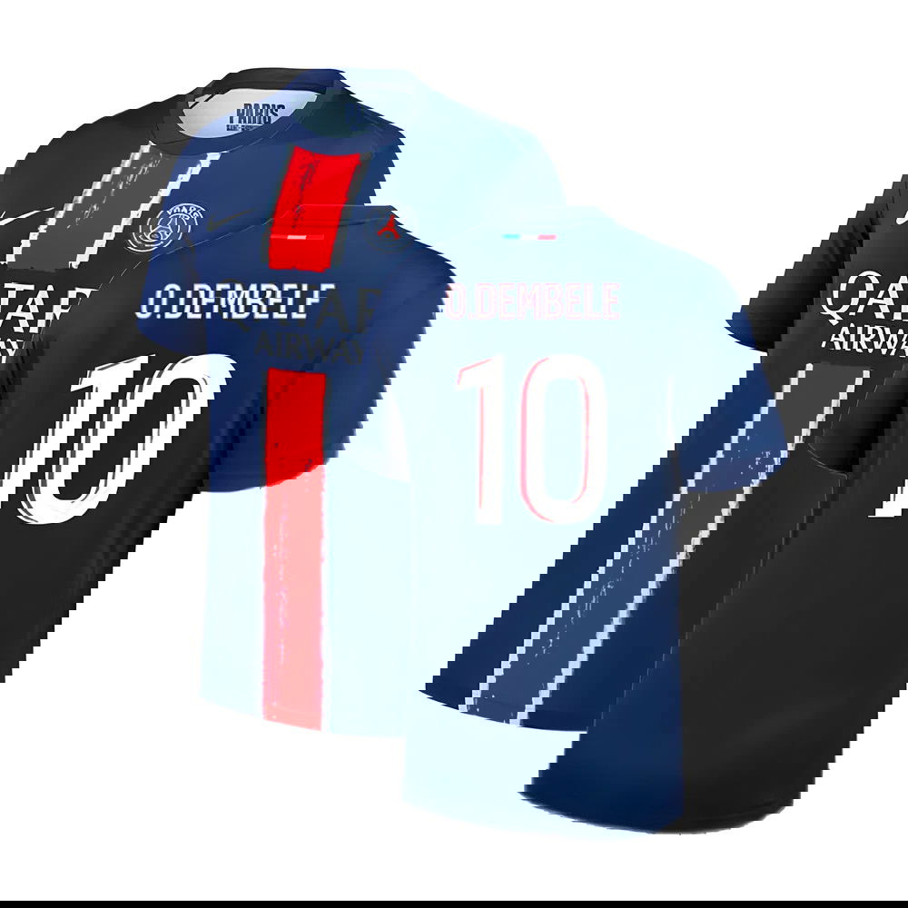 2024-2025 PSG Paris Saint Germain Home Shirt (O.Dembele 10)