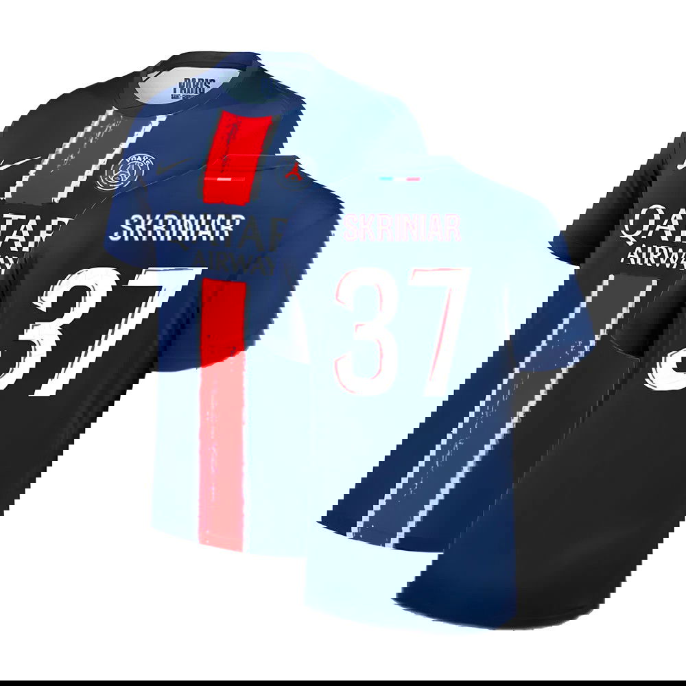 2024-2025 PSG Paris Saint Germain Home Shirt (Skriniar 37)