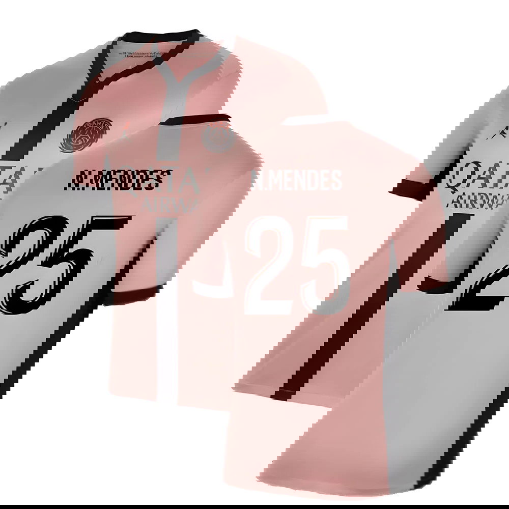 2024-2025 PSG Third Shirt (N.Mendes 25)