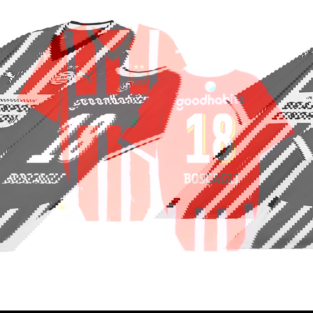 2024-2025 PSV Eindhoven Home Shirt (Boscagli 18)