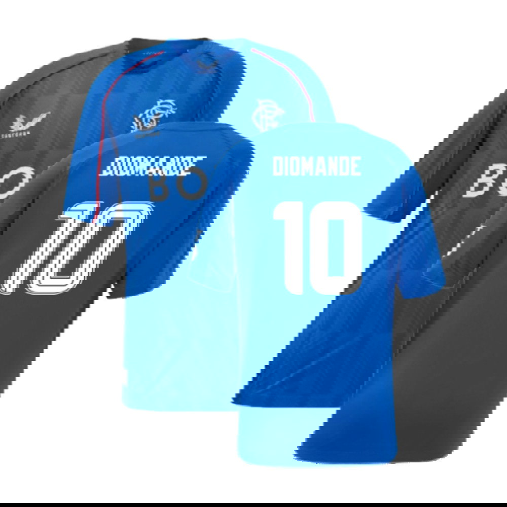 2024-2025 Rangers Home Shirt (Kids) (Diomande 10)