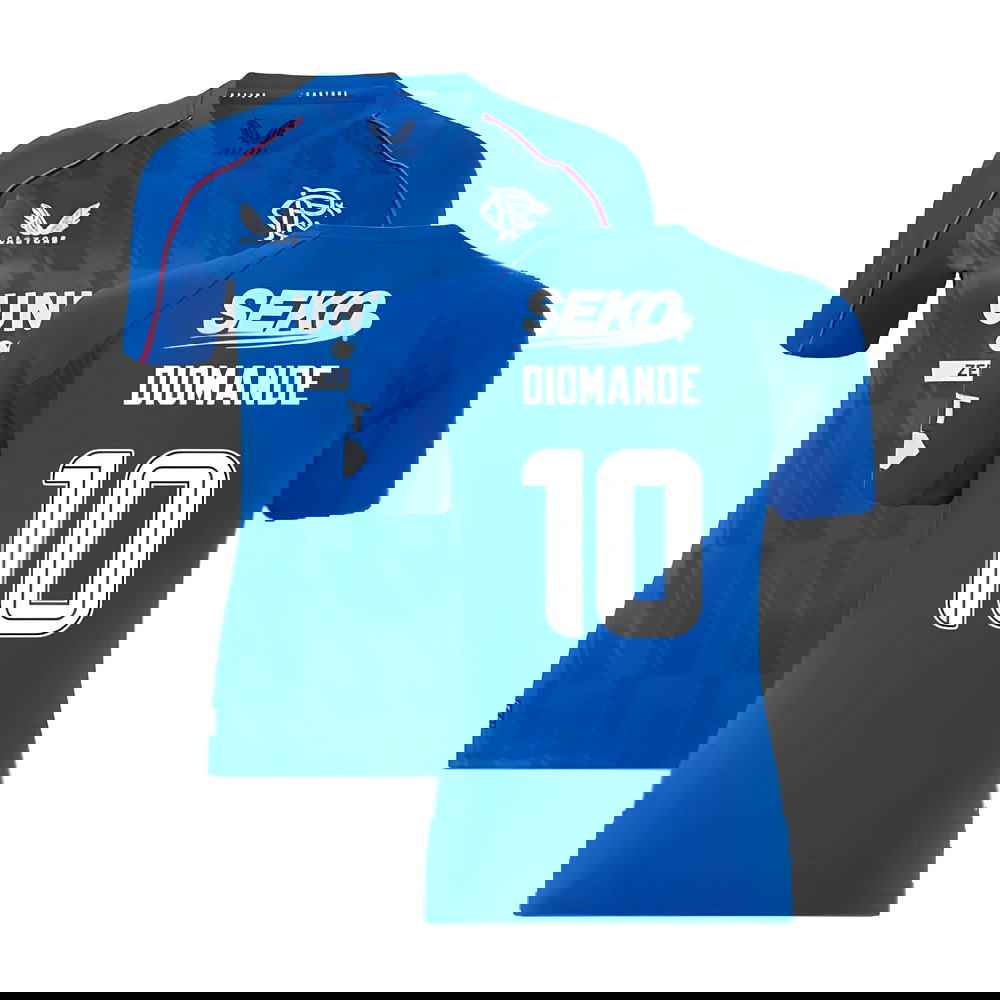 2024-2025 Rangers Home Shirt (Womens) (Diomande 10)