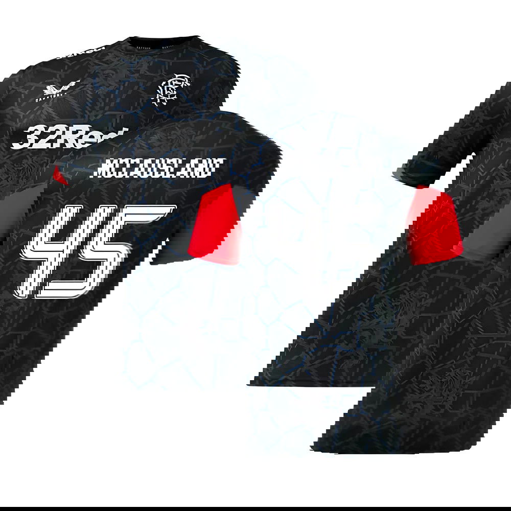 2024-2025 Rangers Third Matchday Tee (Black) (McCausland 45)