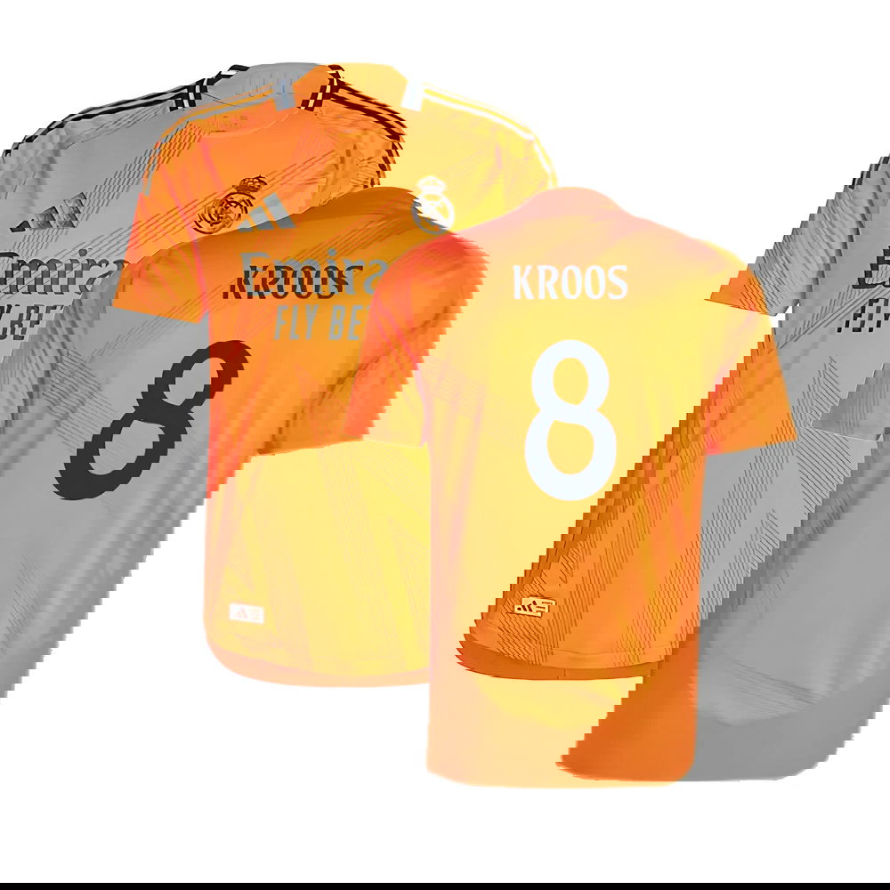 2024-2025 Real Madrid Authentic Away Shirt (Kroos 8)