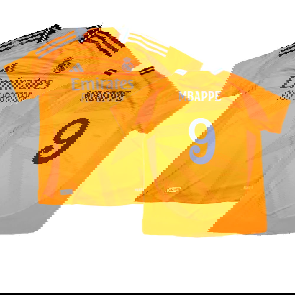 2024-2025 Real Madrid Authentic Away Shirt (Womens) (Mbappe 9)
