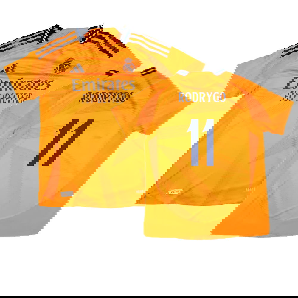 2024-2025 Real Madrid Authentic Away Shirt (Womens) (Rodrygo 11)