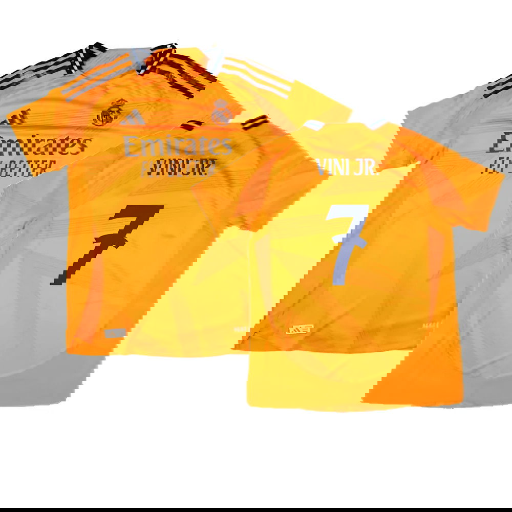 2024-2025 Real Madrid Authentic Away Shirt (Womens) (Vini Jr. 7)