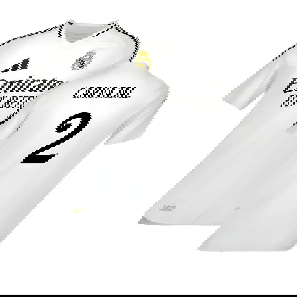 2024-2025 Real Madrid Authentic Home Shirt (Carvajal 2)