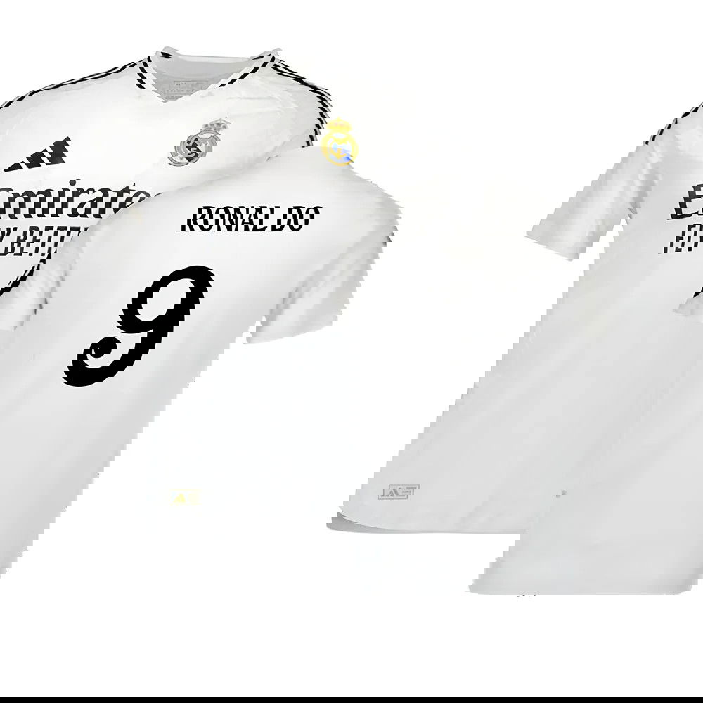 2024-2025 Real Madrid Authentic Home Shirt (Ronaldo 9)