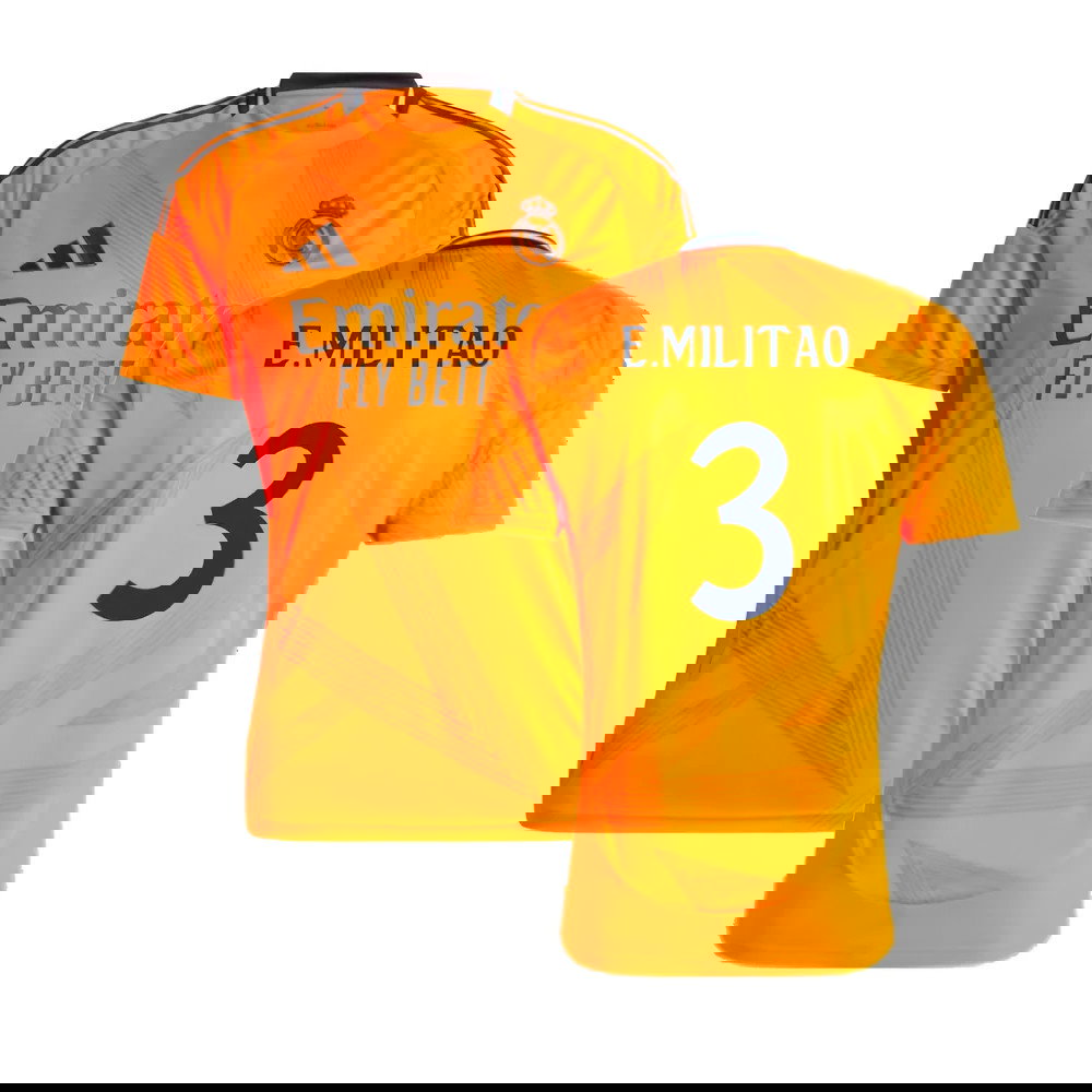 2024-2025 Real Madrid Away Shirt (E.Militao 3)