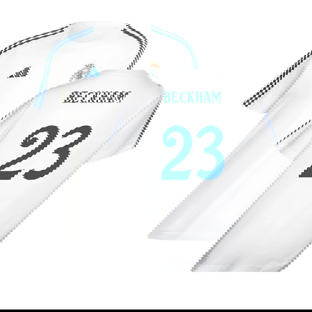 2024-2025 Real Madrid DNA Tee (White) (Beckham 23)