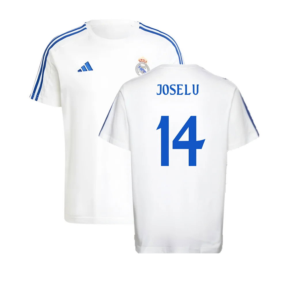 2024-2025 Real Madrid DNA Tee (White) (Joselu 14)