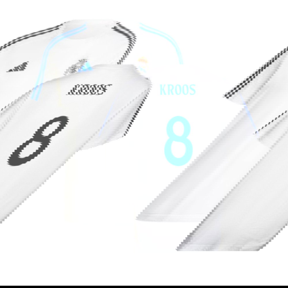 2024-2025 Real Madrid DNA Tee (White) (Kroos 8)
