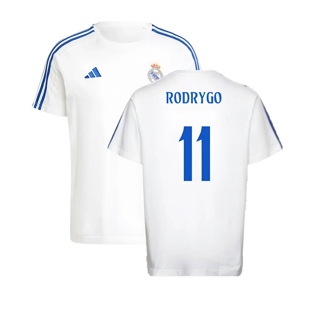 2024-2025 Real Madrid DNA Tee (White) (Rodrygo 11)