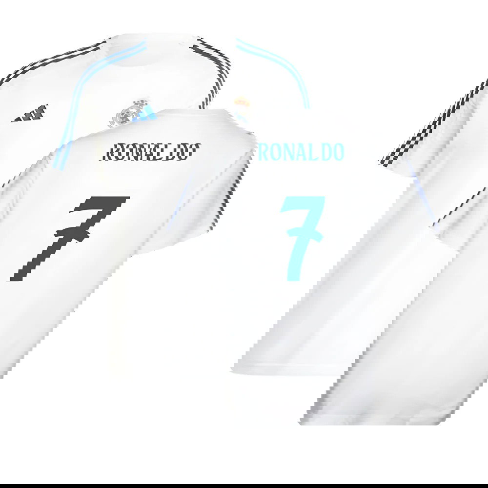 2024-2025 Real Madrid DNA Tee (White) (Ronaldo 7)