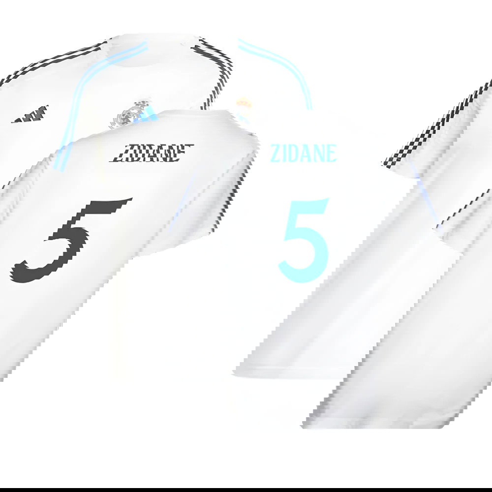 2024-2025 Real Madrid DNA Tee (White) (Zidane 5)